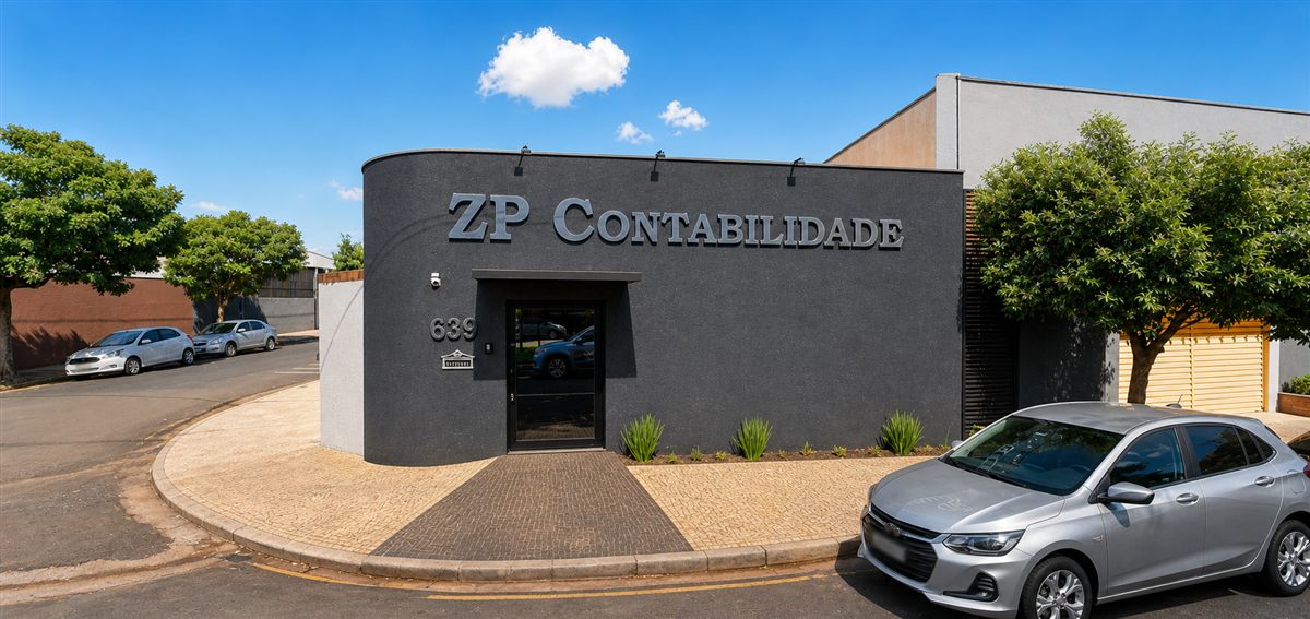 Fachada do escritório ZP Contabilidade